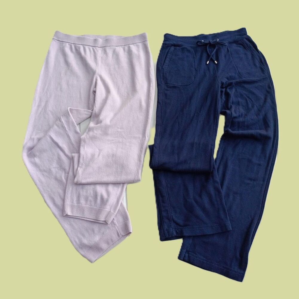 Chico-s Women's Blue Joggers-tracksuits